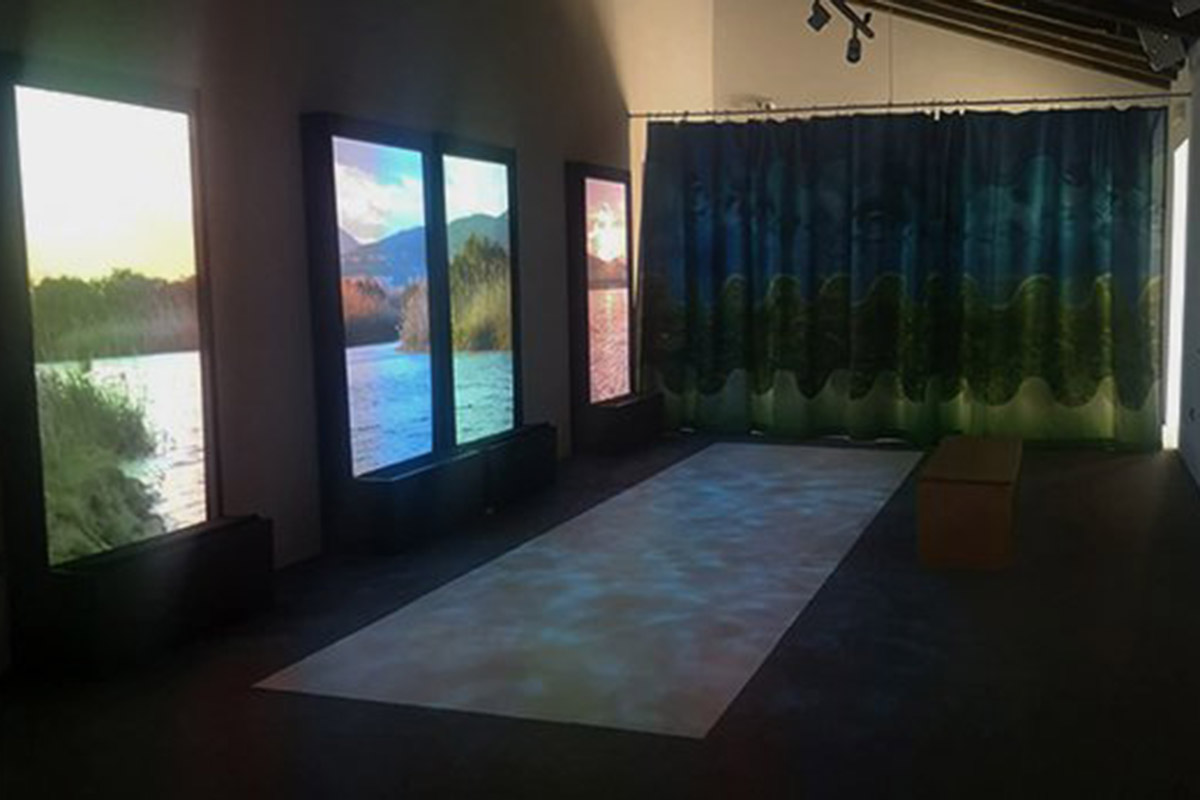 Museo dell'Acqua: le fontane di luce con le cascate verticali